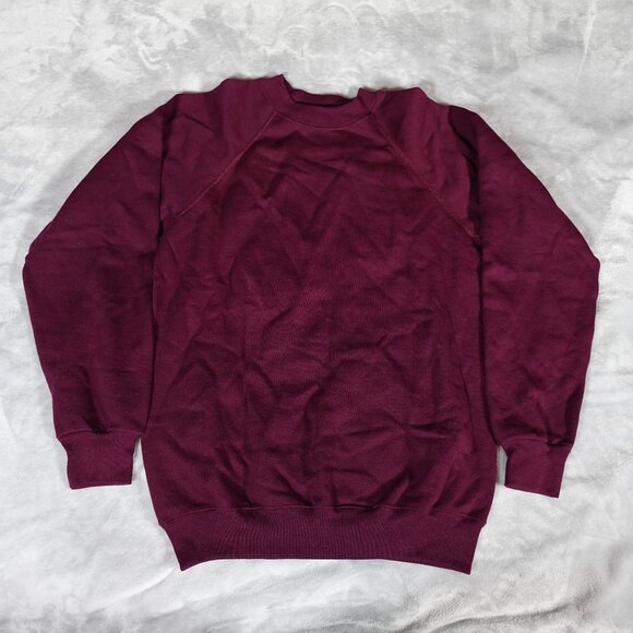 Hanes Other - Vintage Hanes Raglan Sweatshirt Mens M (Fits S) Cotton Acrylic Made In USA 80s